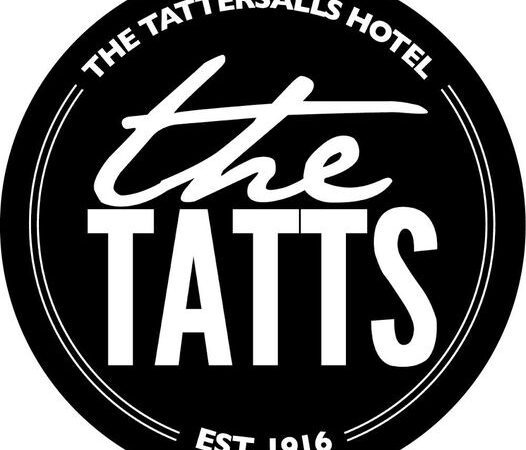 Tatts Hotell sign